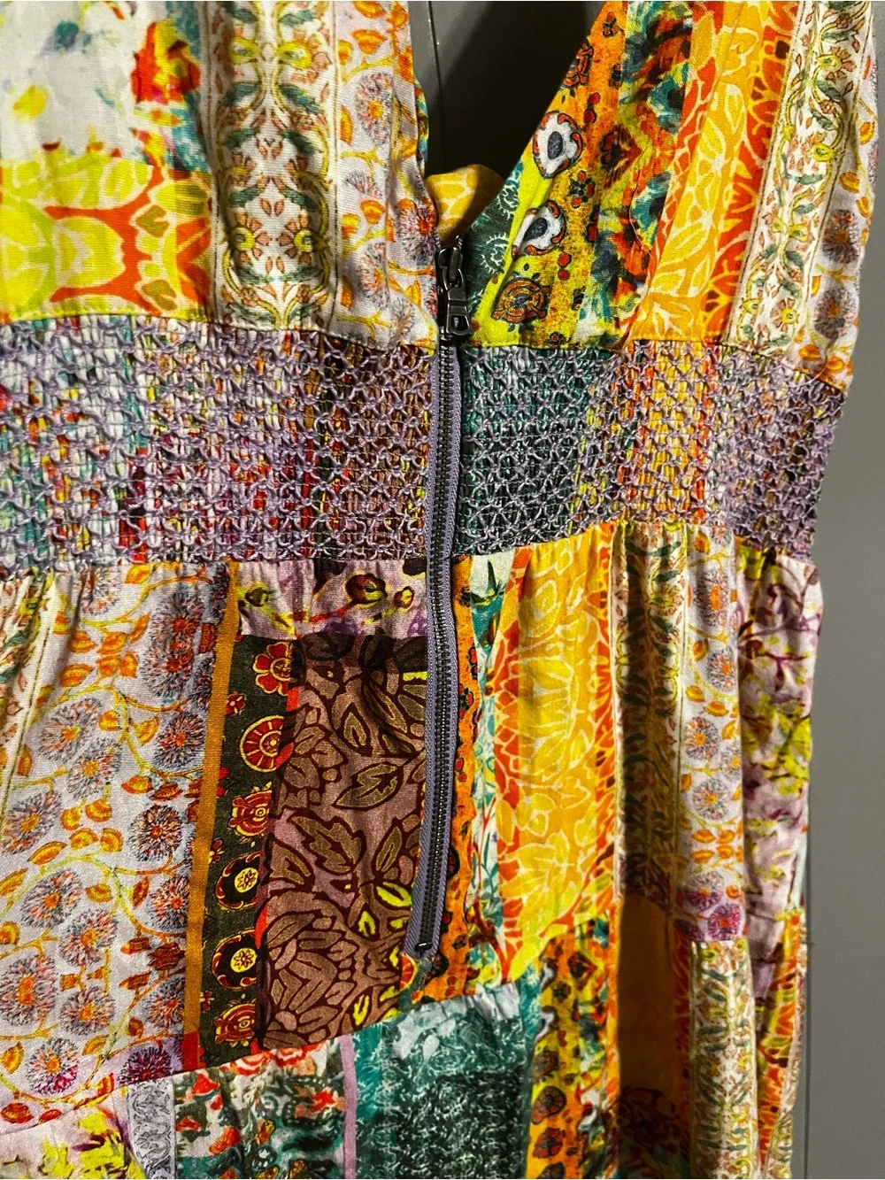 Alice + Olivia Karolina Patchwork Maxi Dress - Picture 9 of 10
